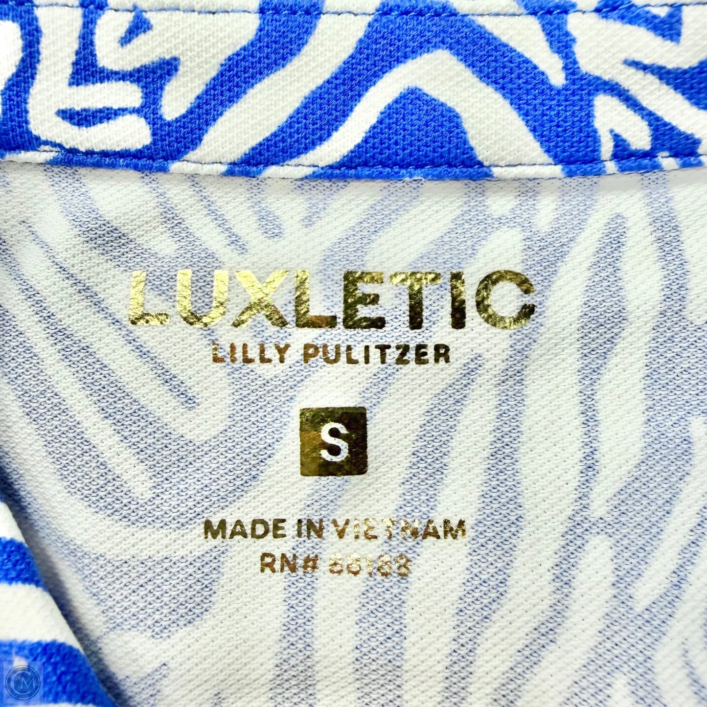 Dress Designer By Lilly Pulitzer In Blue & White, Size: S