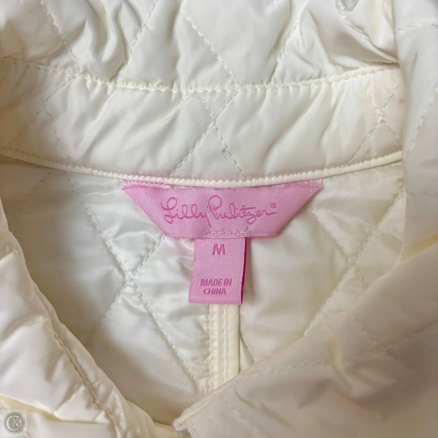Jacket Designer By Lilly Pulitzer In Cream, Size: M