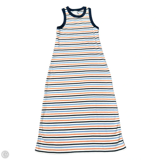 Dress Casual Midi By Addison Bay In Striped Pattern, Size: M