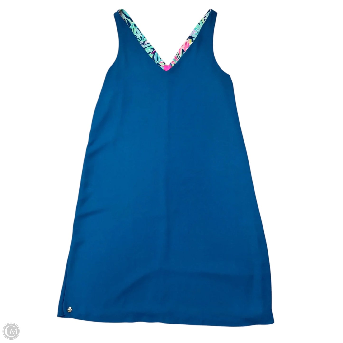Dress Designer By Lilly Pulitzer In Tropical Print, Size: S