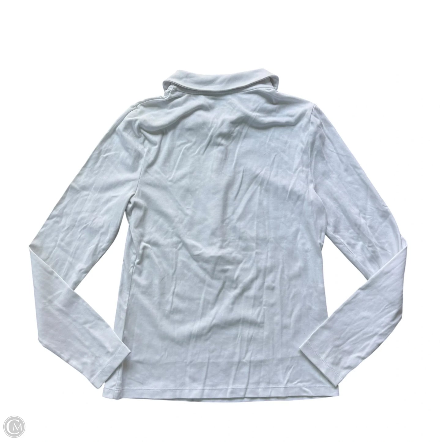Top Long Sleeve Designer By Lilly Pulitzer In White, Size: M