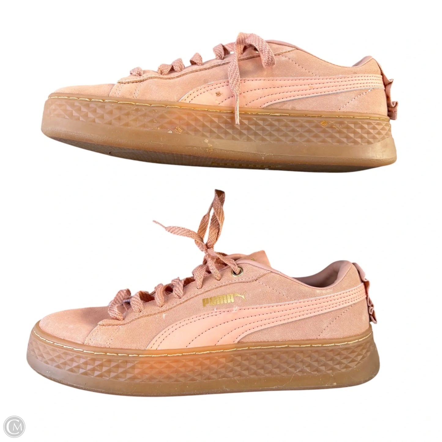 Shoes Sneakers By Puma In Pink, Size: 9.5