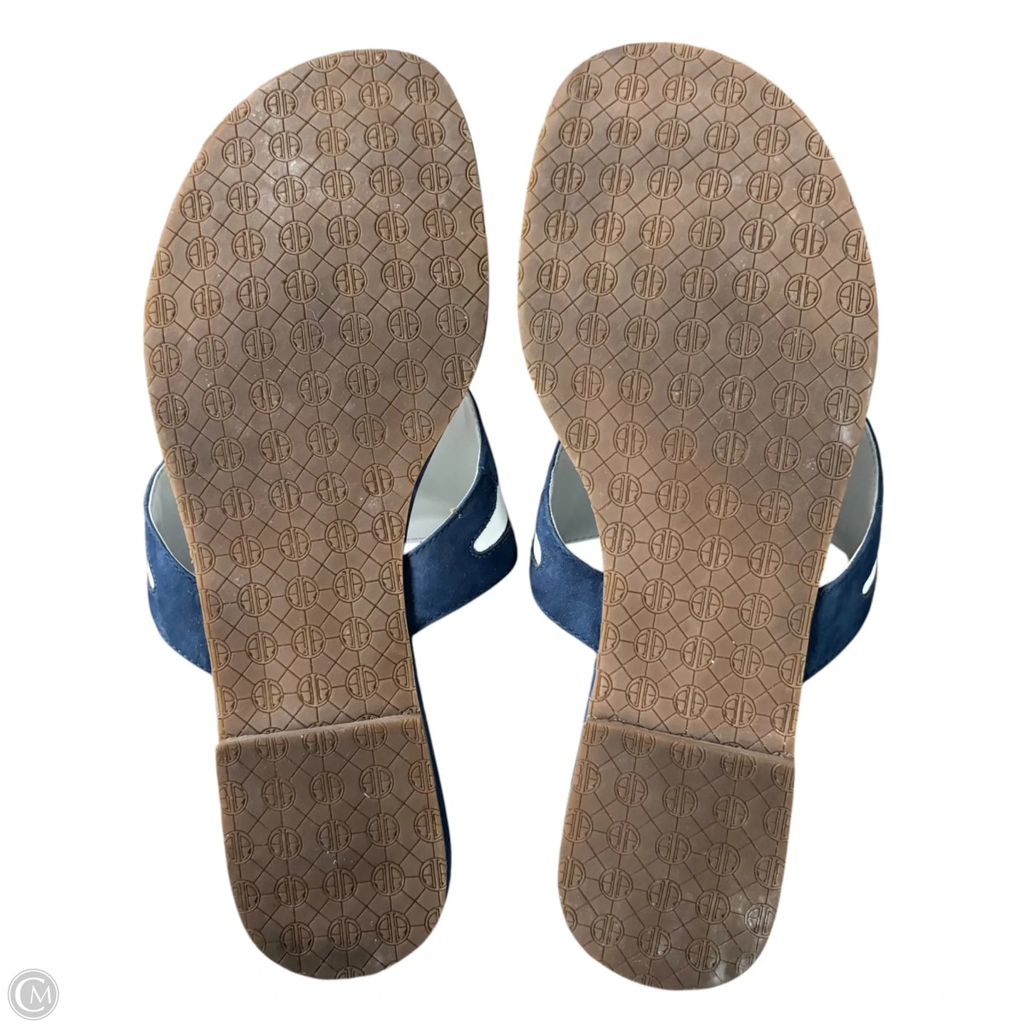 Sandals Designer By Lilly Pulitzer In Navy, Size: 10