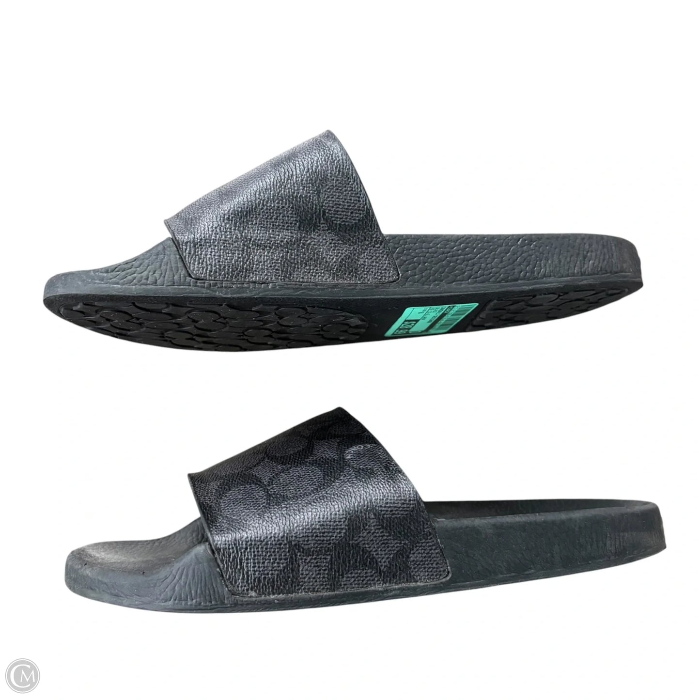 Sandals Designer By Coach In Black, Size: 8