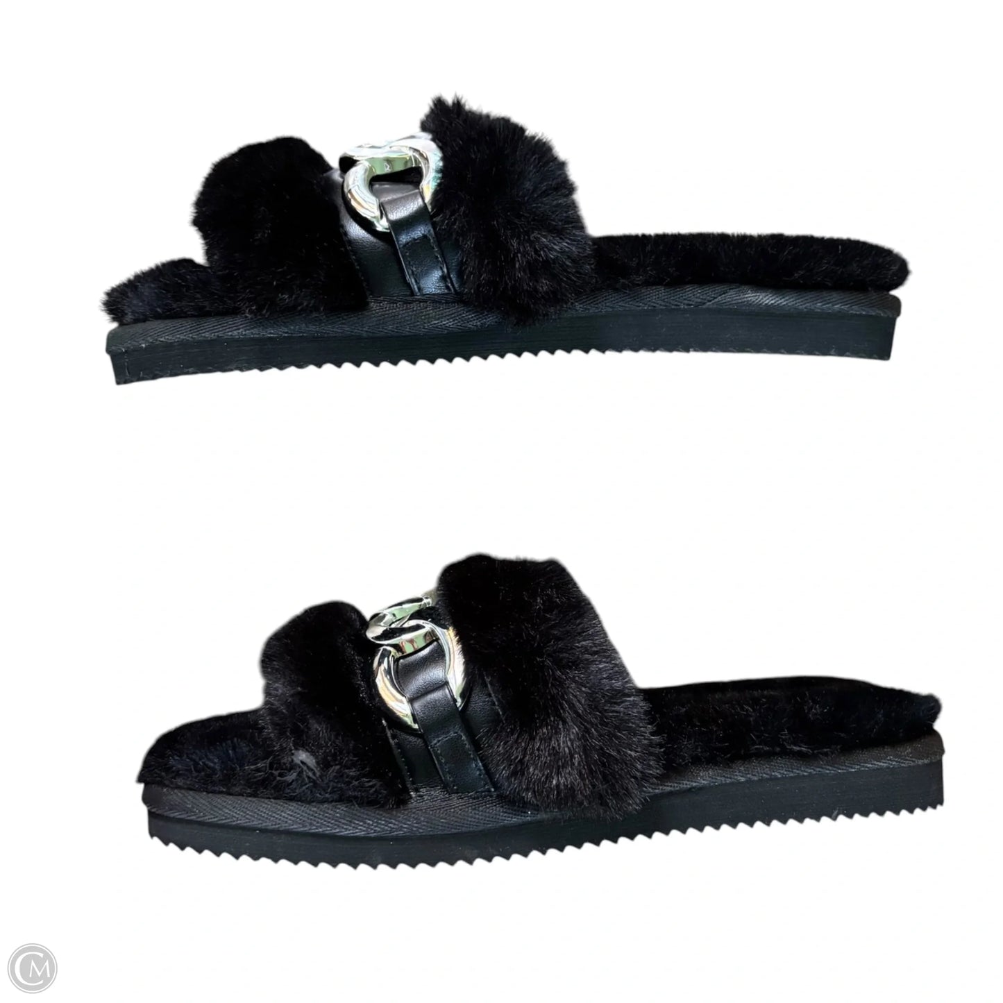 Slippers By Michael By Michael Kors In Black, Size: 8