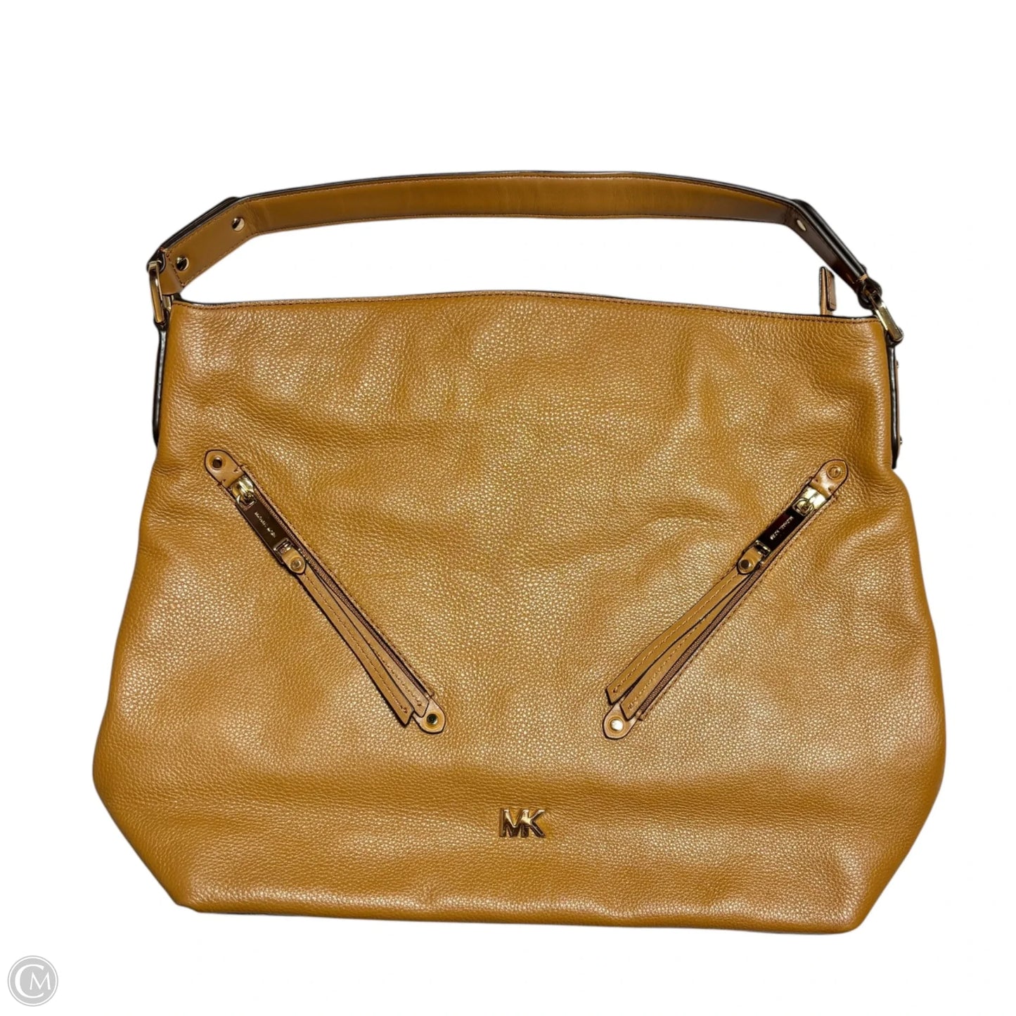 Handbag Leather By Michael By Michael Kors, Size: Medium