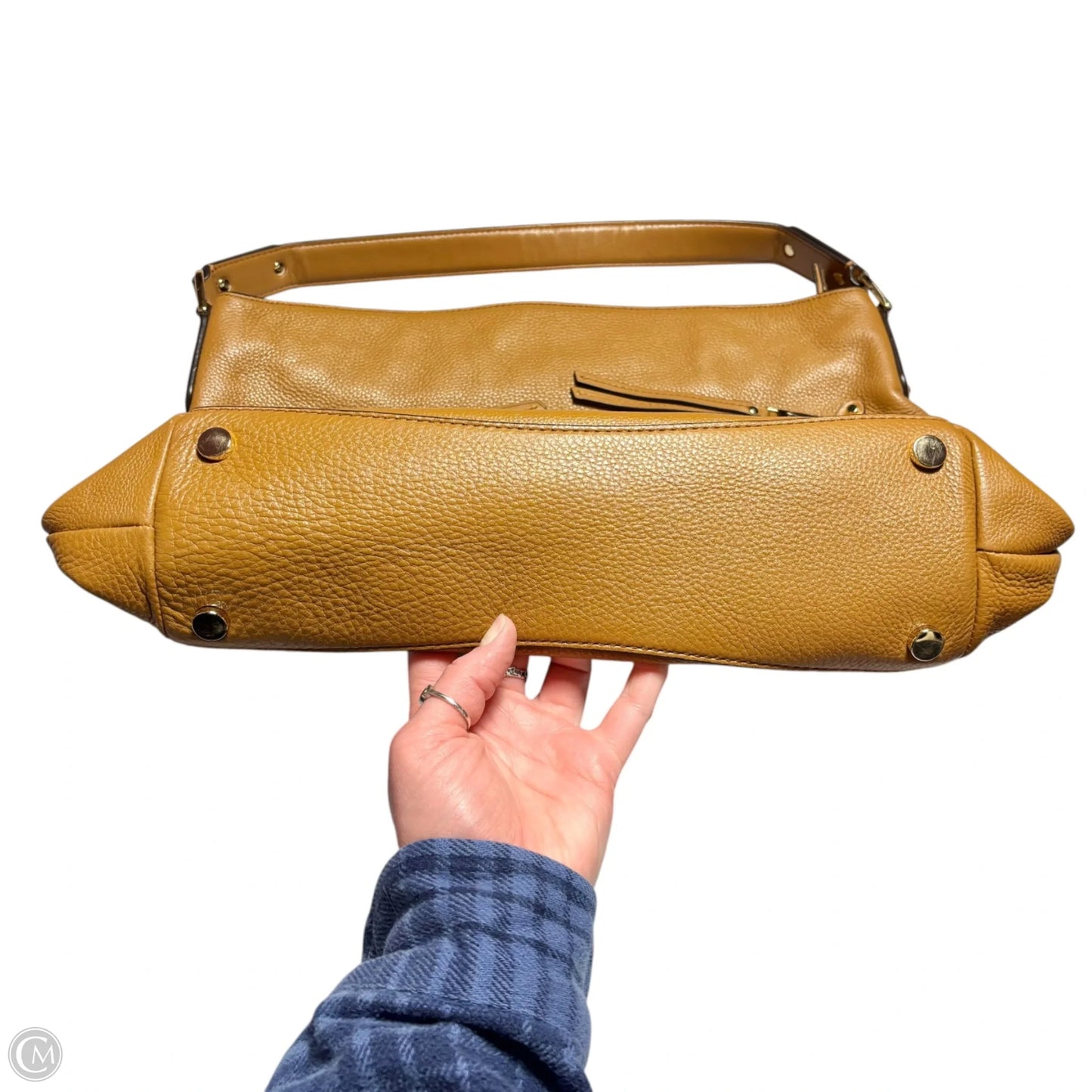 Handbag Leather By Michael By Michael Kors, Size: Medium