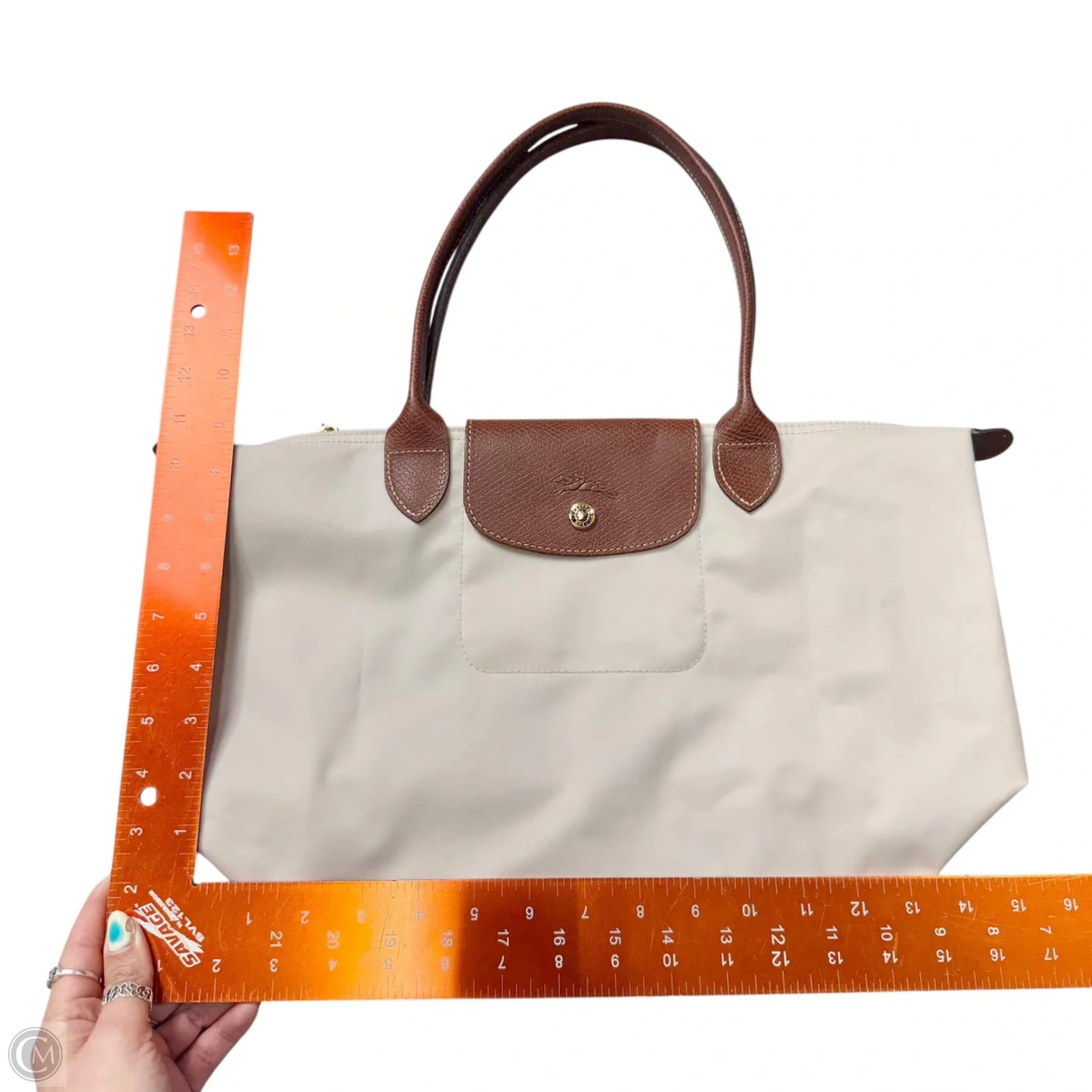 Tote Designer By Longchamp, Size: Medium