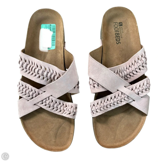 Sandals Flats By White Mountain In Pink, Size: 12