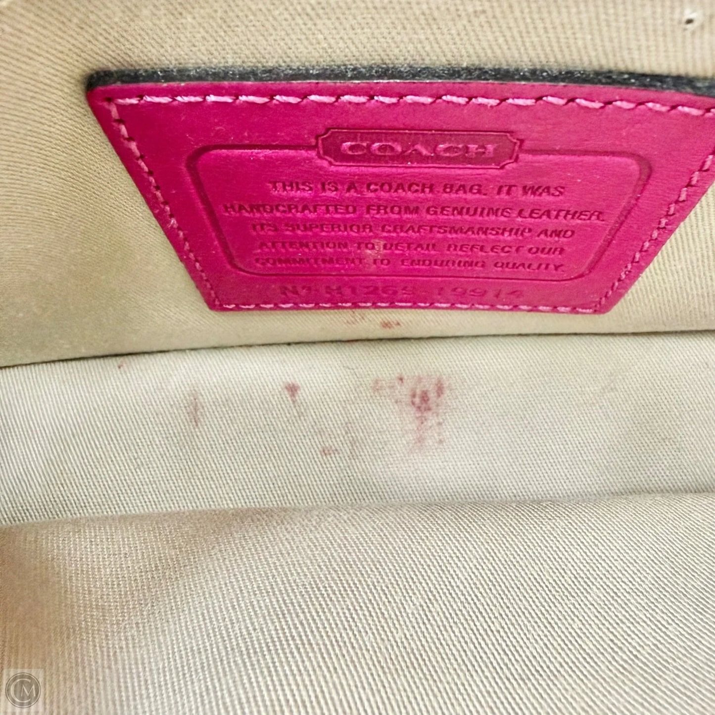 Crossbody Designer By Coach, Size: Small