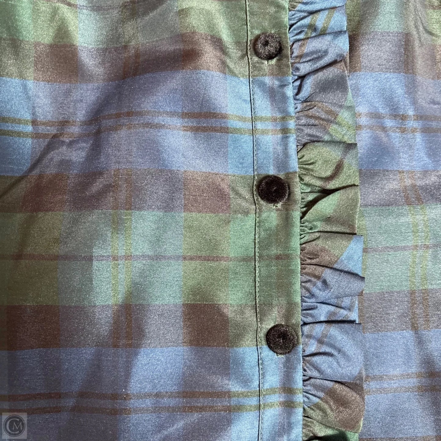 Dress Casual Short By Tuckernuck In Plaid Pattern, Size: M