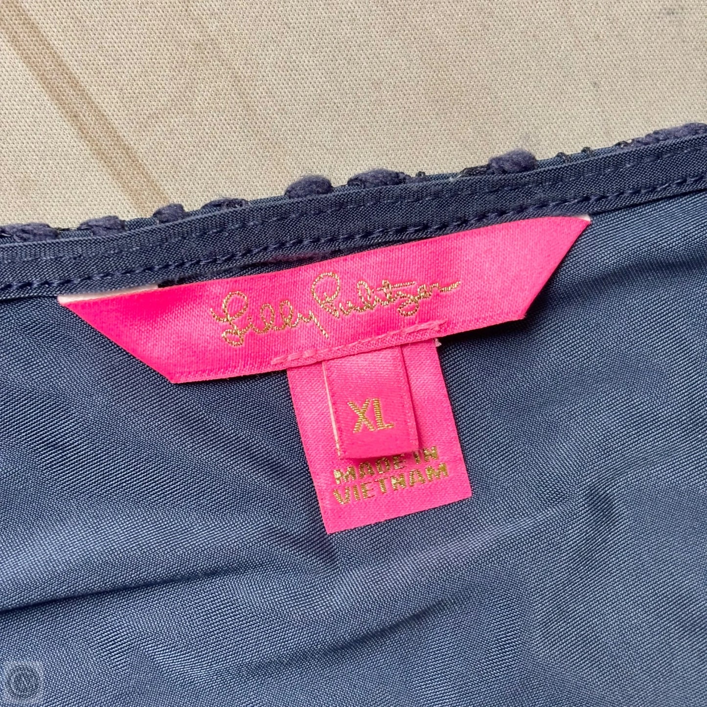 Romper Designer By Lilly Pulitzer In Navy, Size: Xl