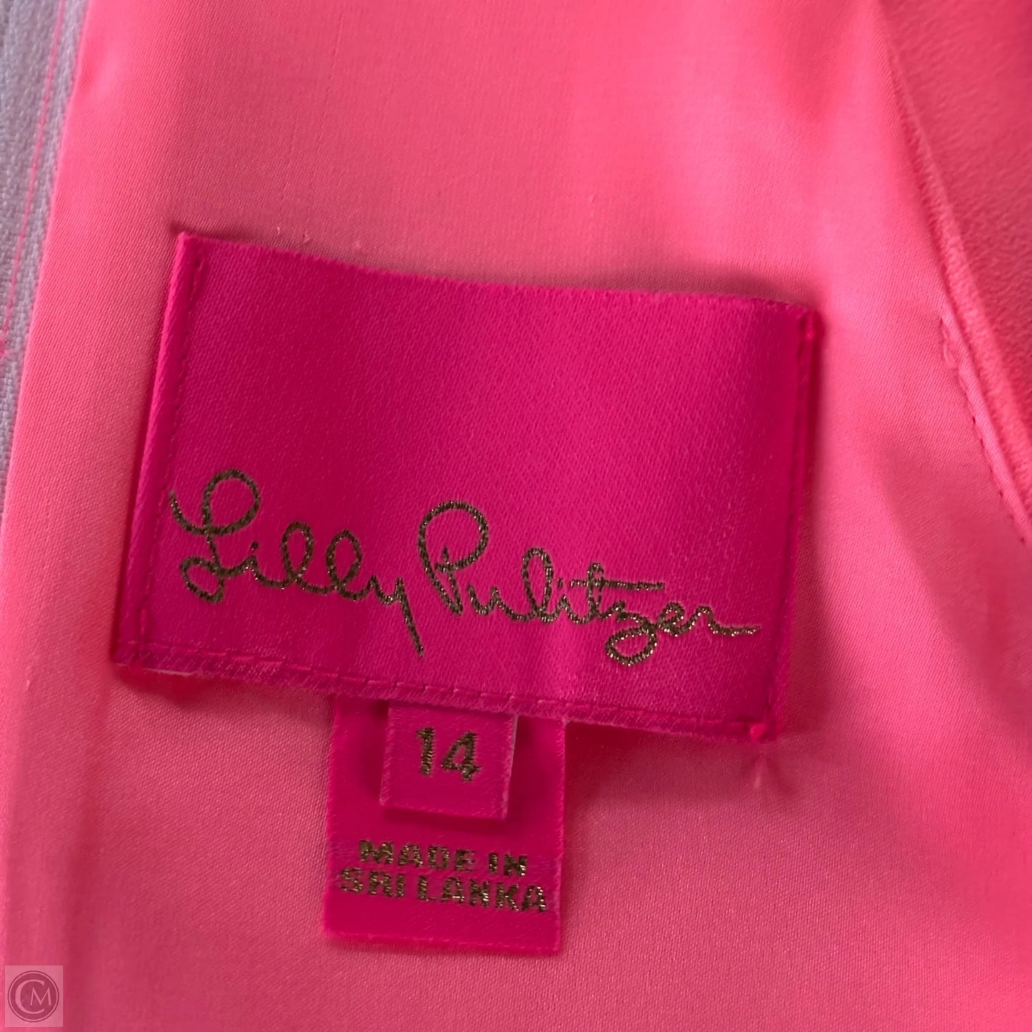 Romper Designer By Lilly Pulitzer In Pink, Size: L