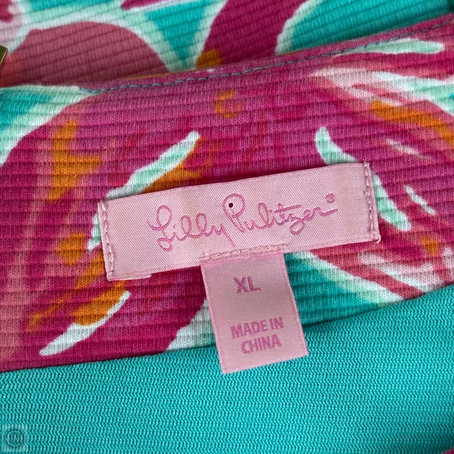 Dress Designer By Lilly Pulitzer In Floral Print, Size: Xl