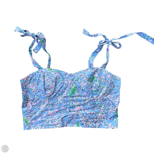 Top Sleeveless Designer By Lilly Pulitzer In Blue, Size: L