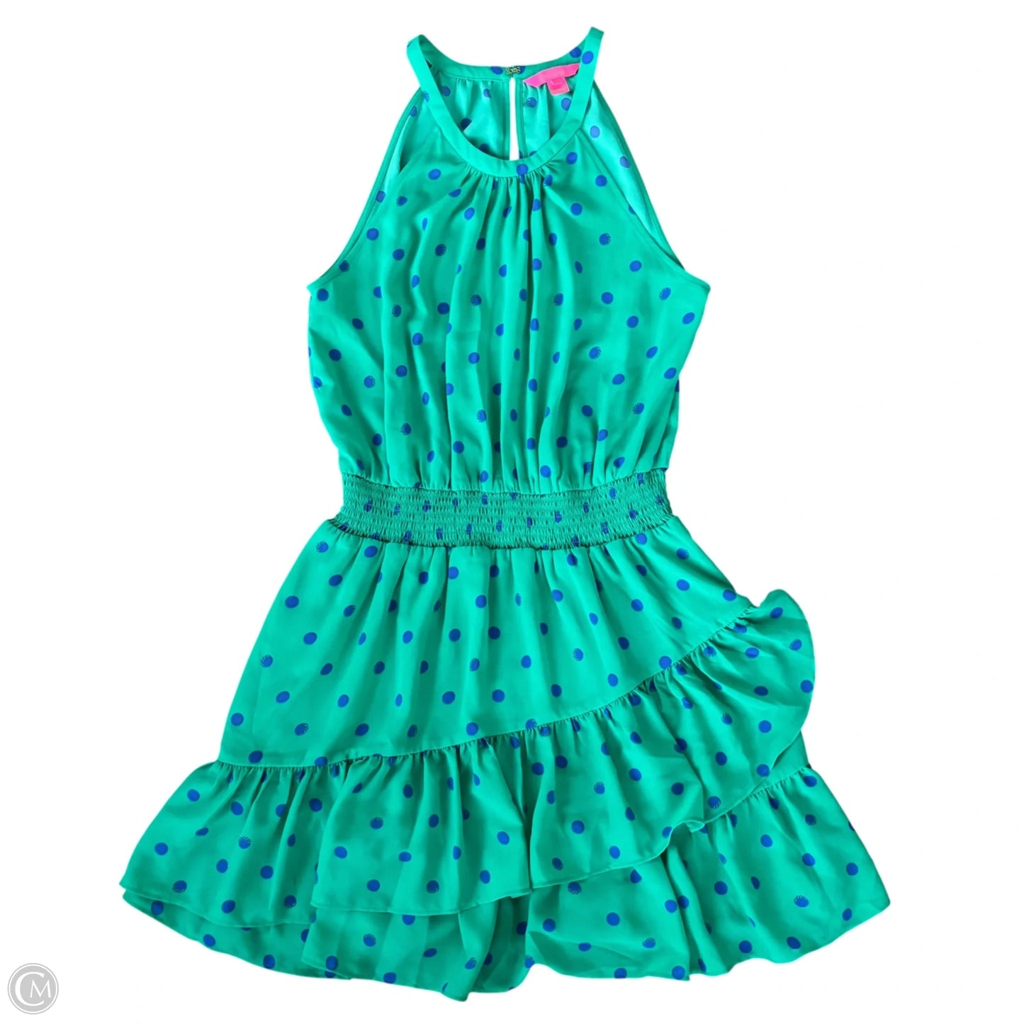 Dress Designer By Lilly Pulitzer In Polkadot Pattern, Size: L