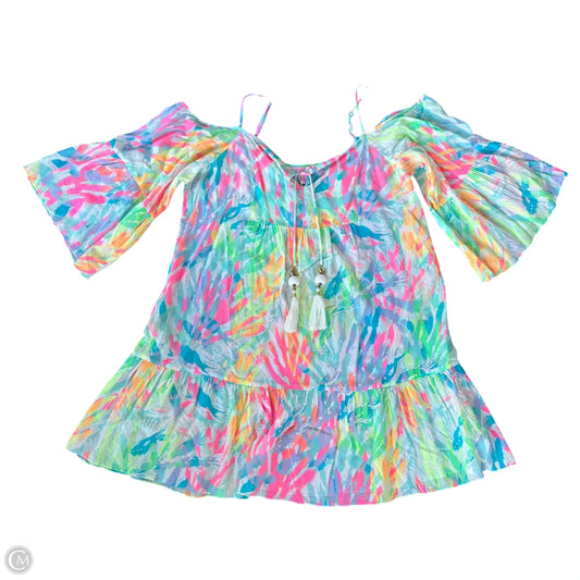Swimwear Cover-up Designer By Lilly Pulitzer In Multi-colored, Size: L