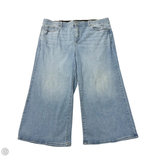 Jeans Wide Leg By Torrid In Blue Denim, Size: 24