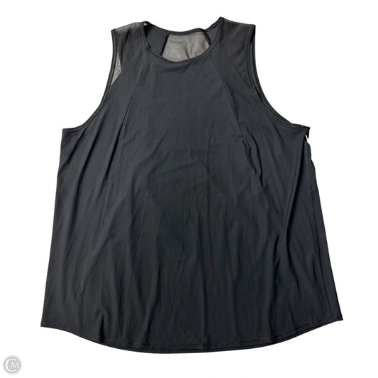 Athletic Tank Top By Lululemon In Black, Size: M