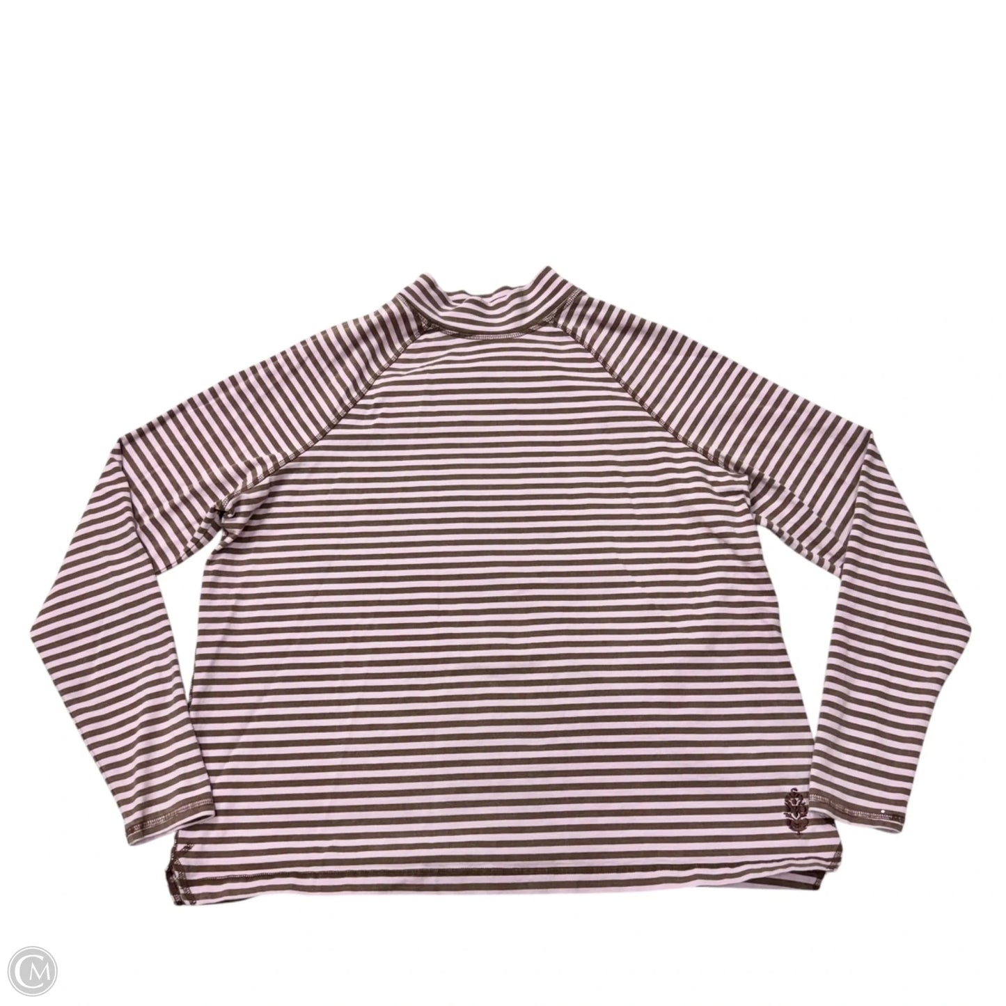 Top Long Sleeve By Free People In Striped Pattern, Size: M