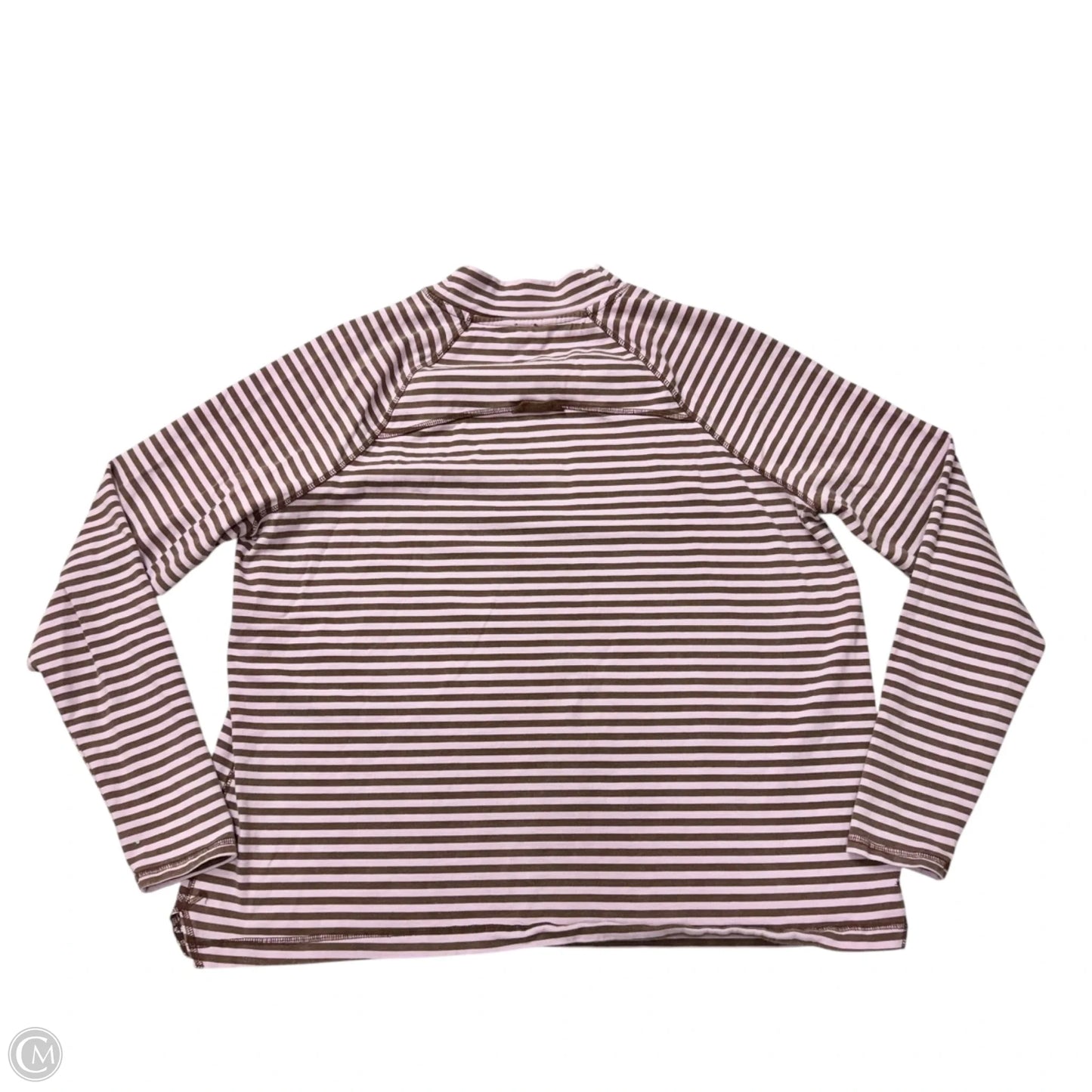 Top Long Sleeve By Free People In Striped Pattern, Size: M