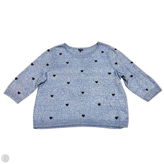 Sweater By Talbots In Blue, Size: 3x