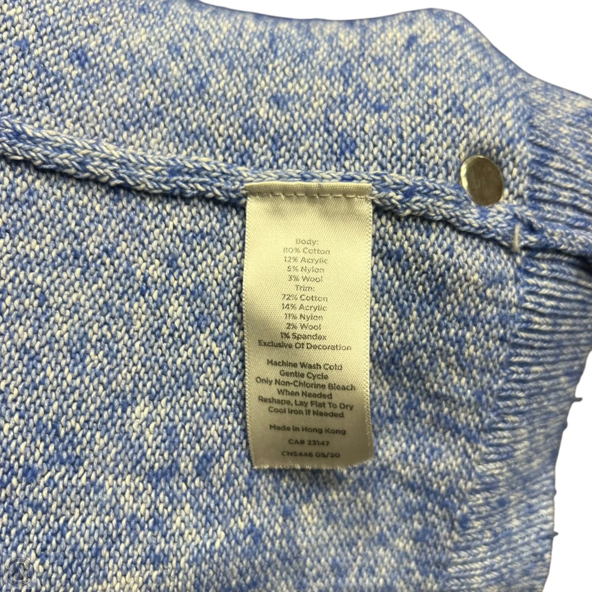 Sweater By Talbots In Blue, Size: 3x
