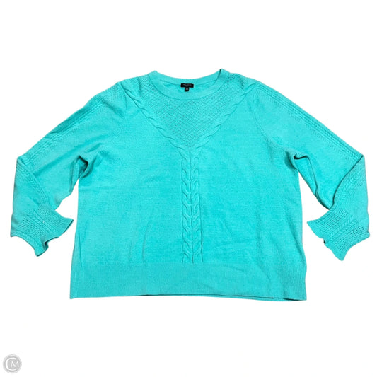 Sweater By Talbots In Blue, Size: 3x
