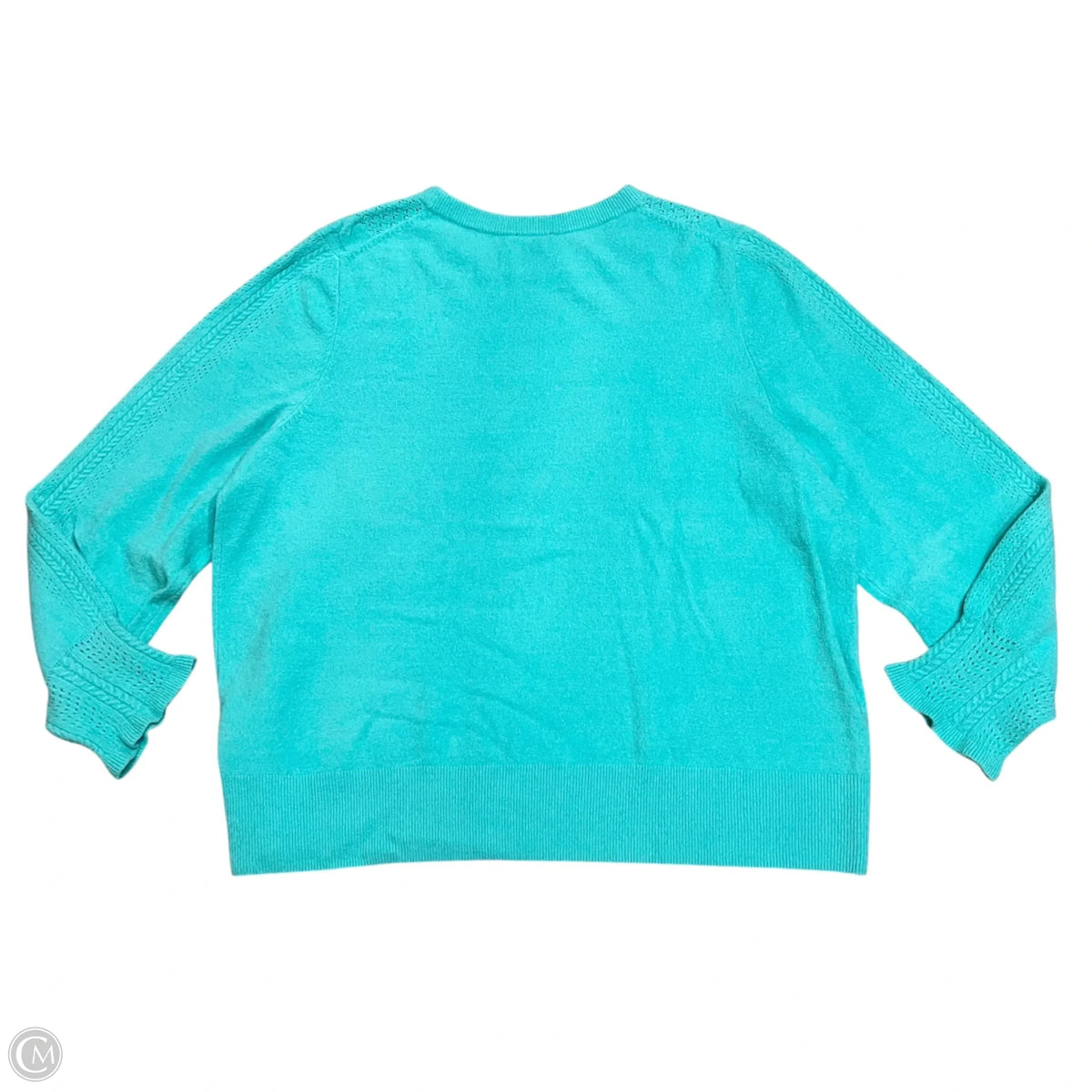 Sweater By Talbots In Blue, Size: 3x