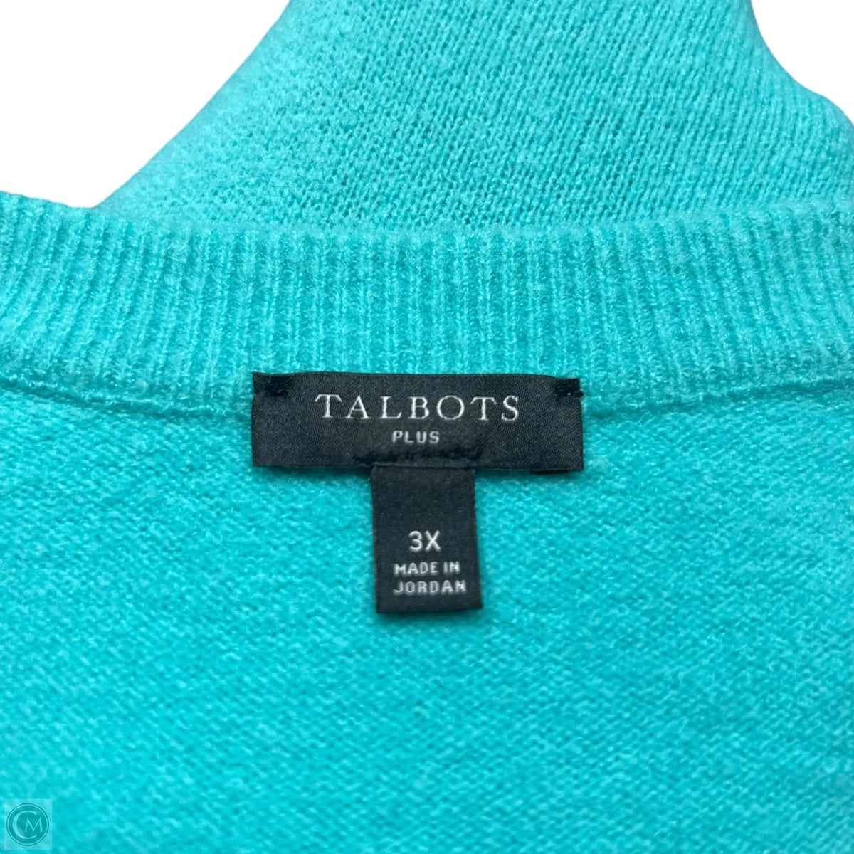 Sweater By Talbots In Blue, Size: 3x