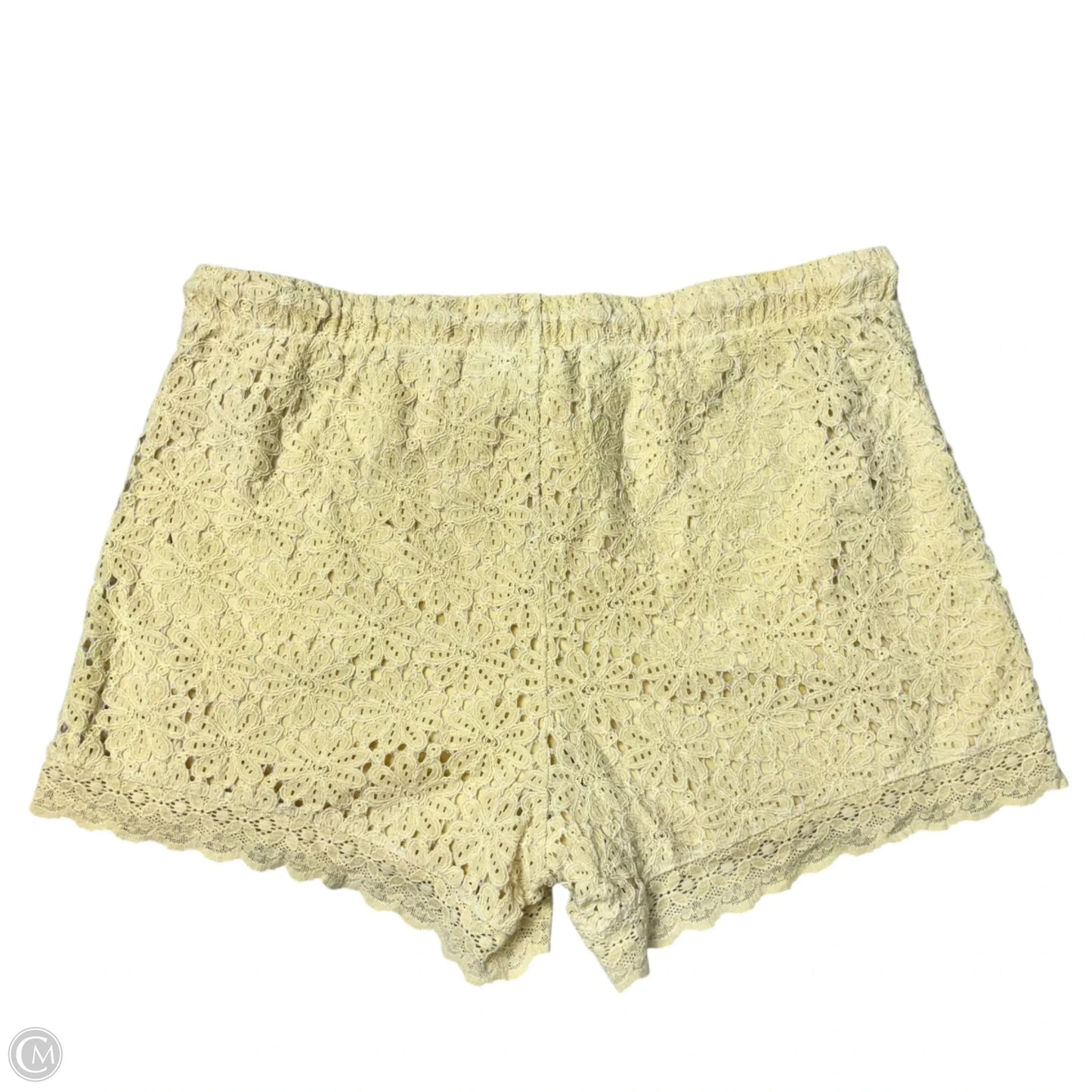 Shorts By One 5 One In Yellow, Size: Xl