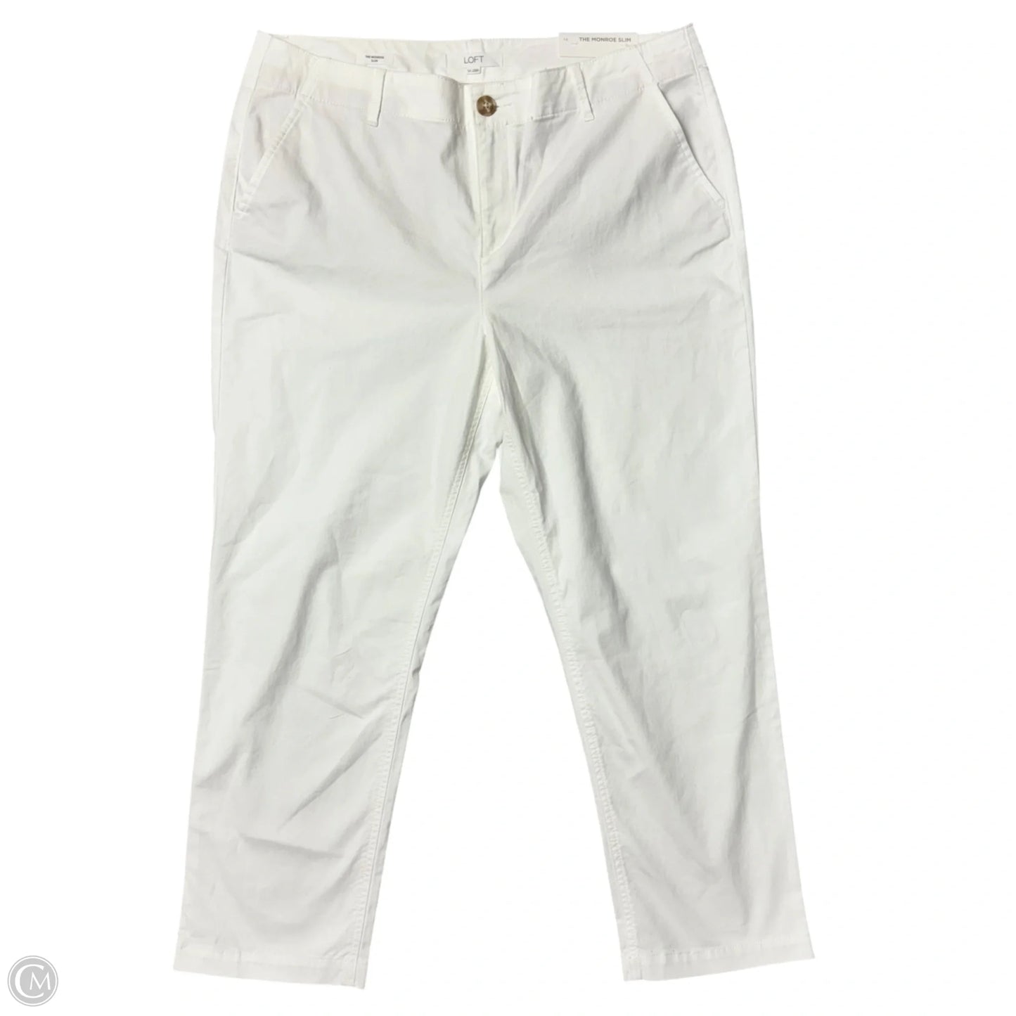 Pants Dress By Loft In White, Size: 14