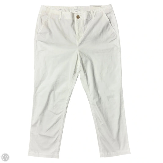 Pants Dress By Loft In White, Size: 14
