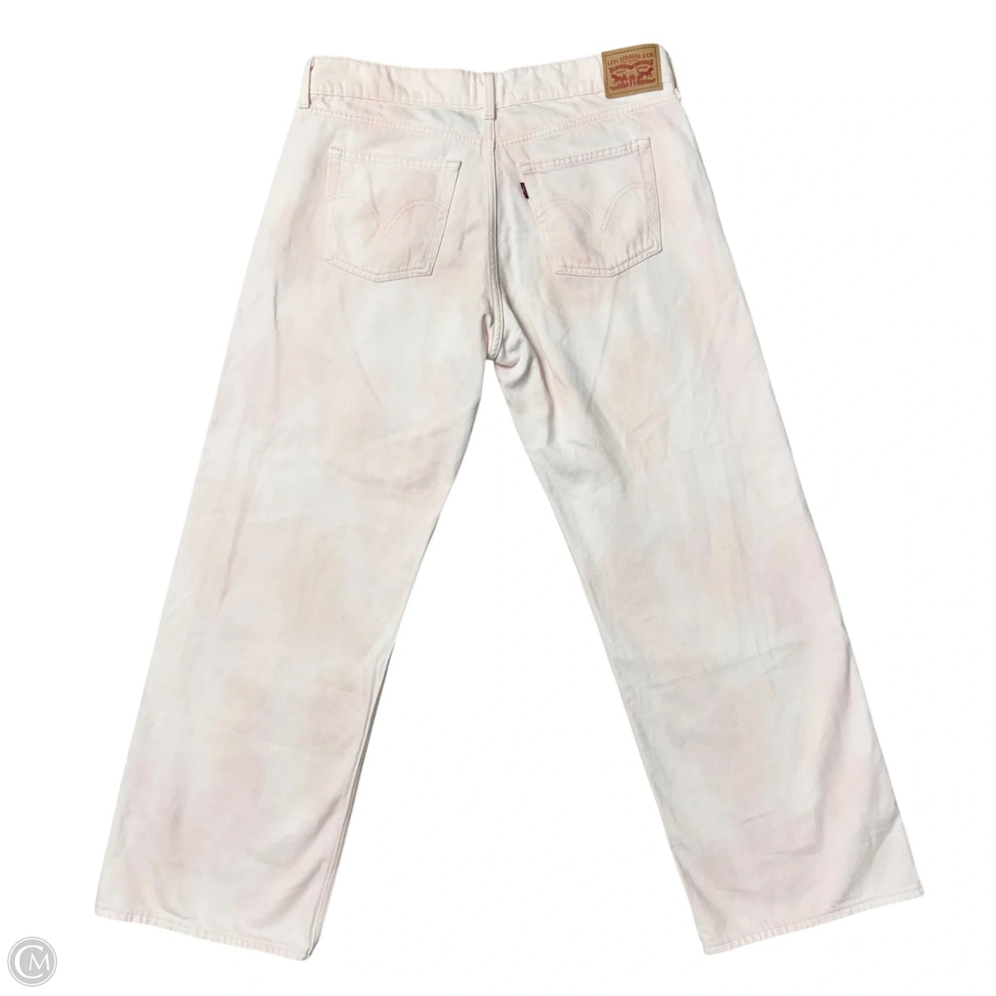 Jeans Wide Leg By Levis In Pink, Size: 14