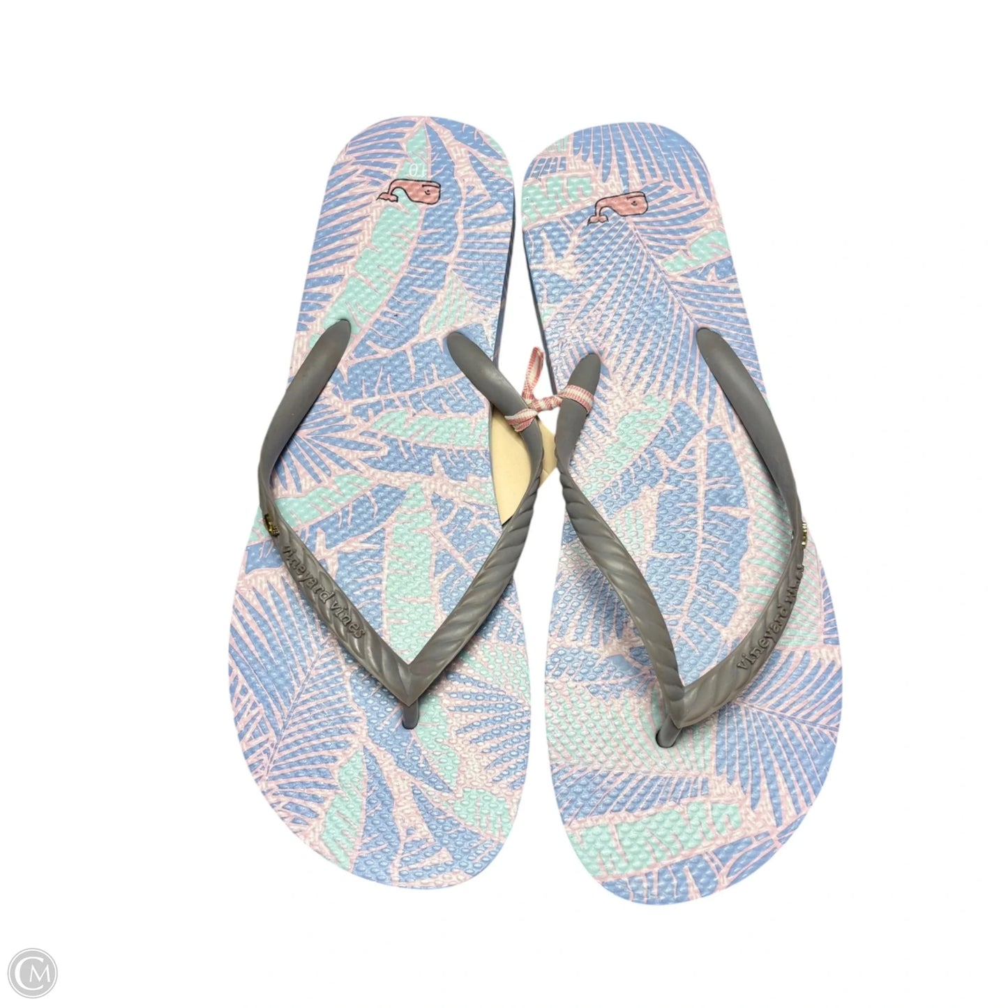 Sandals Flip Flops By Vineyard Vines In Tropical Print, Size: 10
