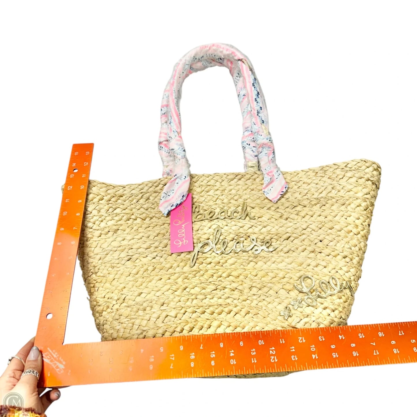 Tote Designer By Lilly Pulitzer, Size: Large