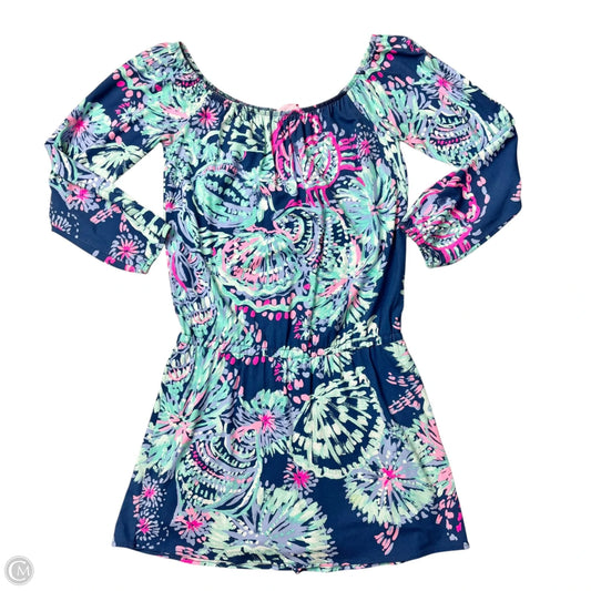 Romper Designer By Lilly Pulitzer In Navy, Size: Xs