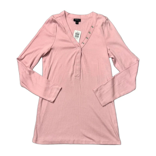 Top Long Sleeve By Torrid In Pink, Size: L