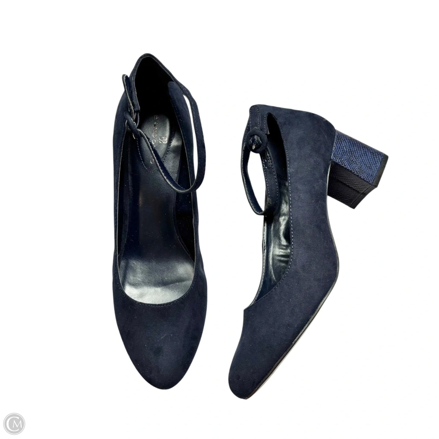 Shoes Heels Kitten By Bandolino In Navy, Size: 10