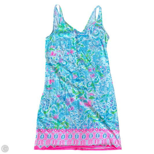 Dress Designer By Lilly Pulitzer In Blue & Pink, Size: M