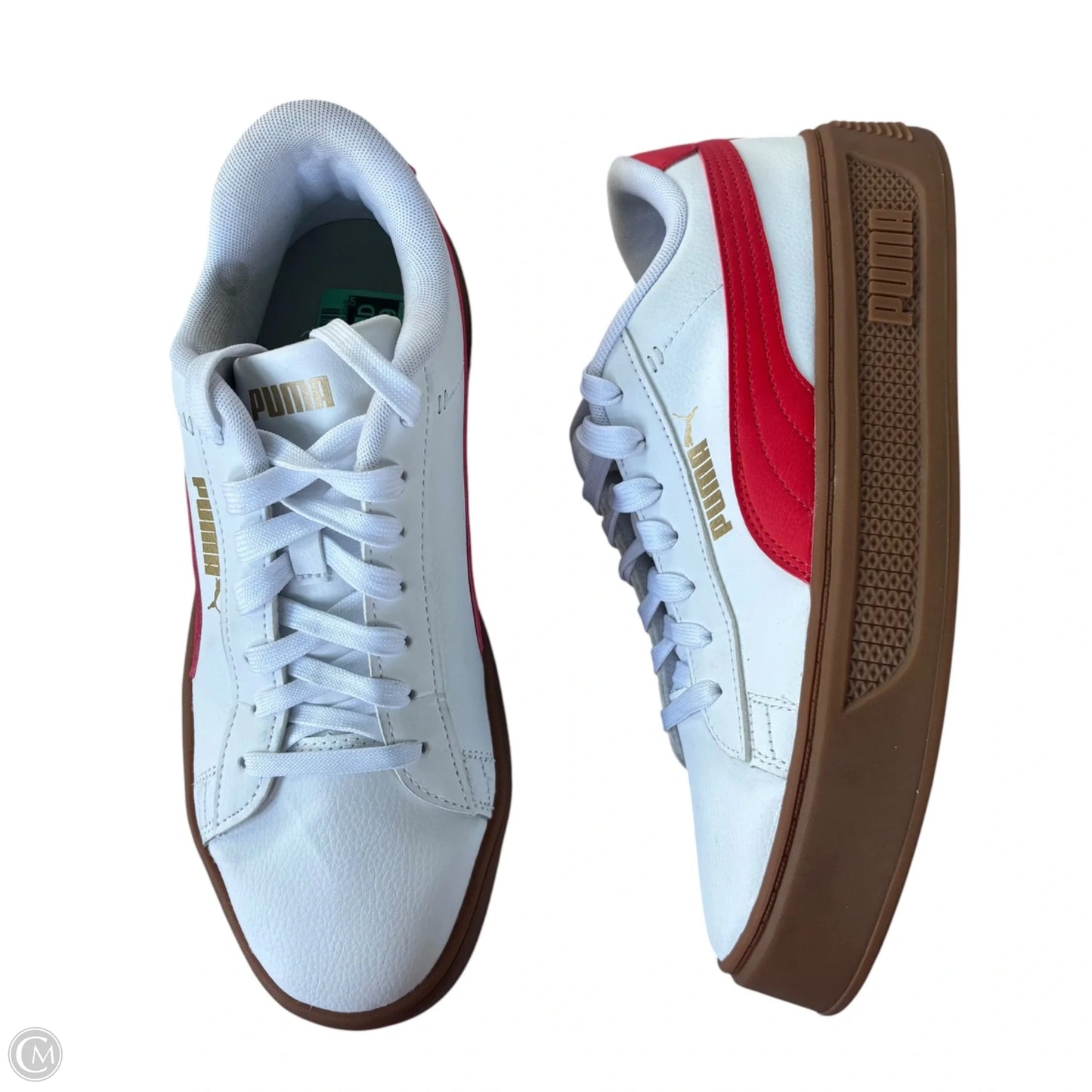 Shoes Sneakers Platform By Puma In Red & White, Size: 10