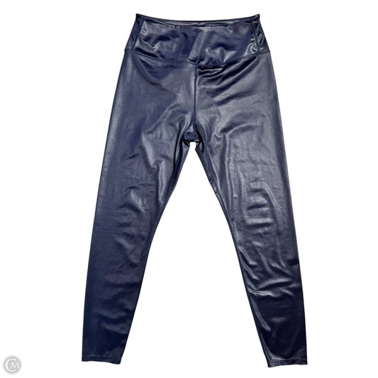 Athletic Leggings By Addison Bay In Navy, Size: L
