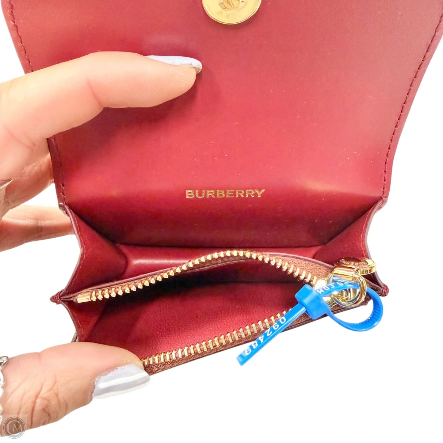 Wallet Luxury Designer By Burberry, Size: Small