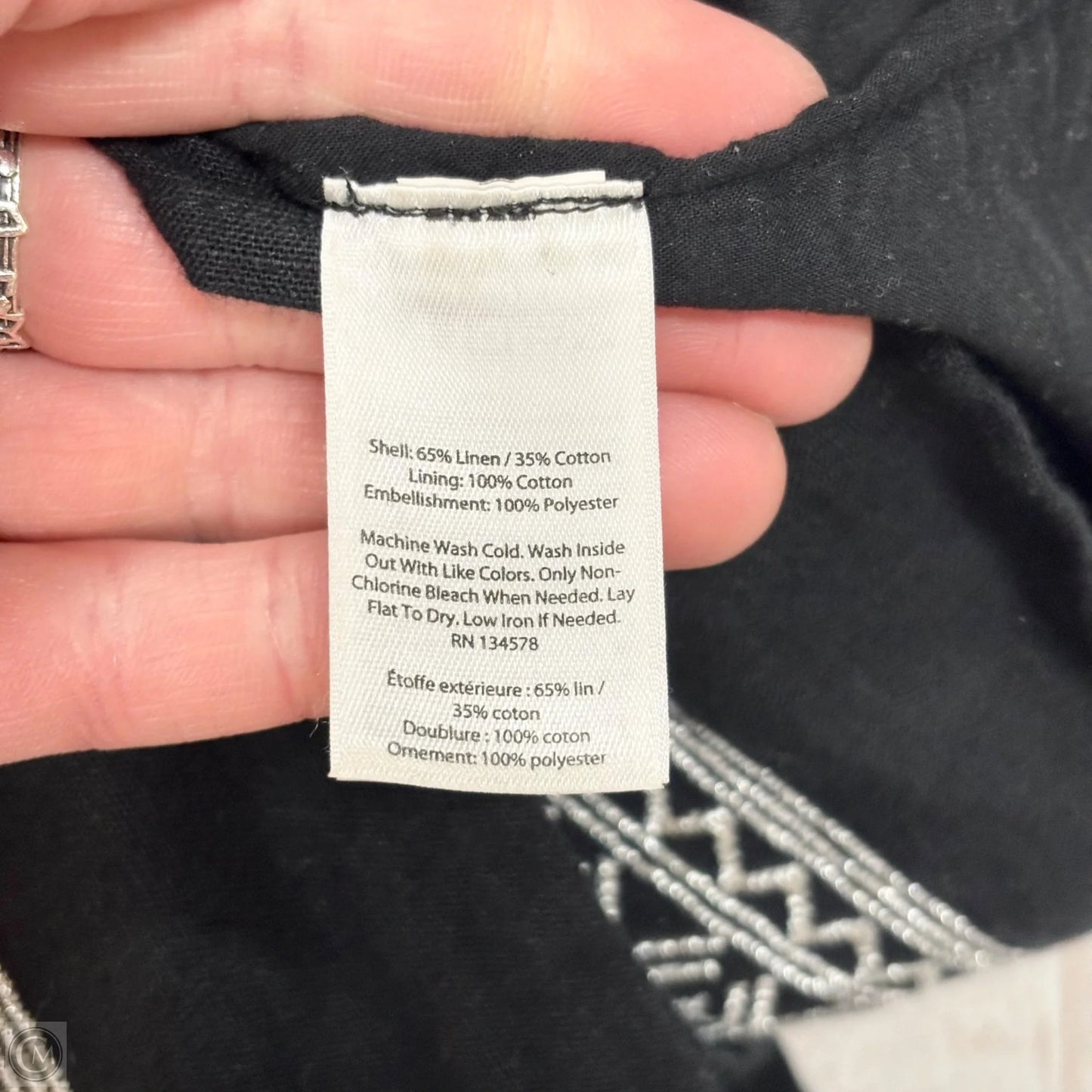 Dress Casual Short By Vineyard Vines In Black, Size: M