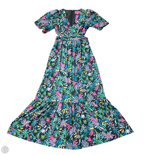 Dress Designer By Lilly Pulitzer In Floral Print, Size: S