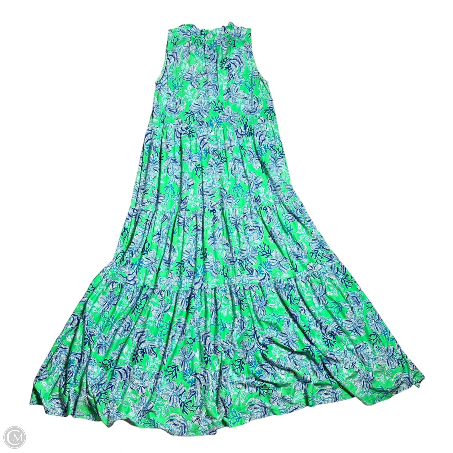Dress Designer By Lilly Pulitzer In Blue & Green, Size: S