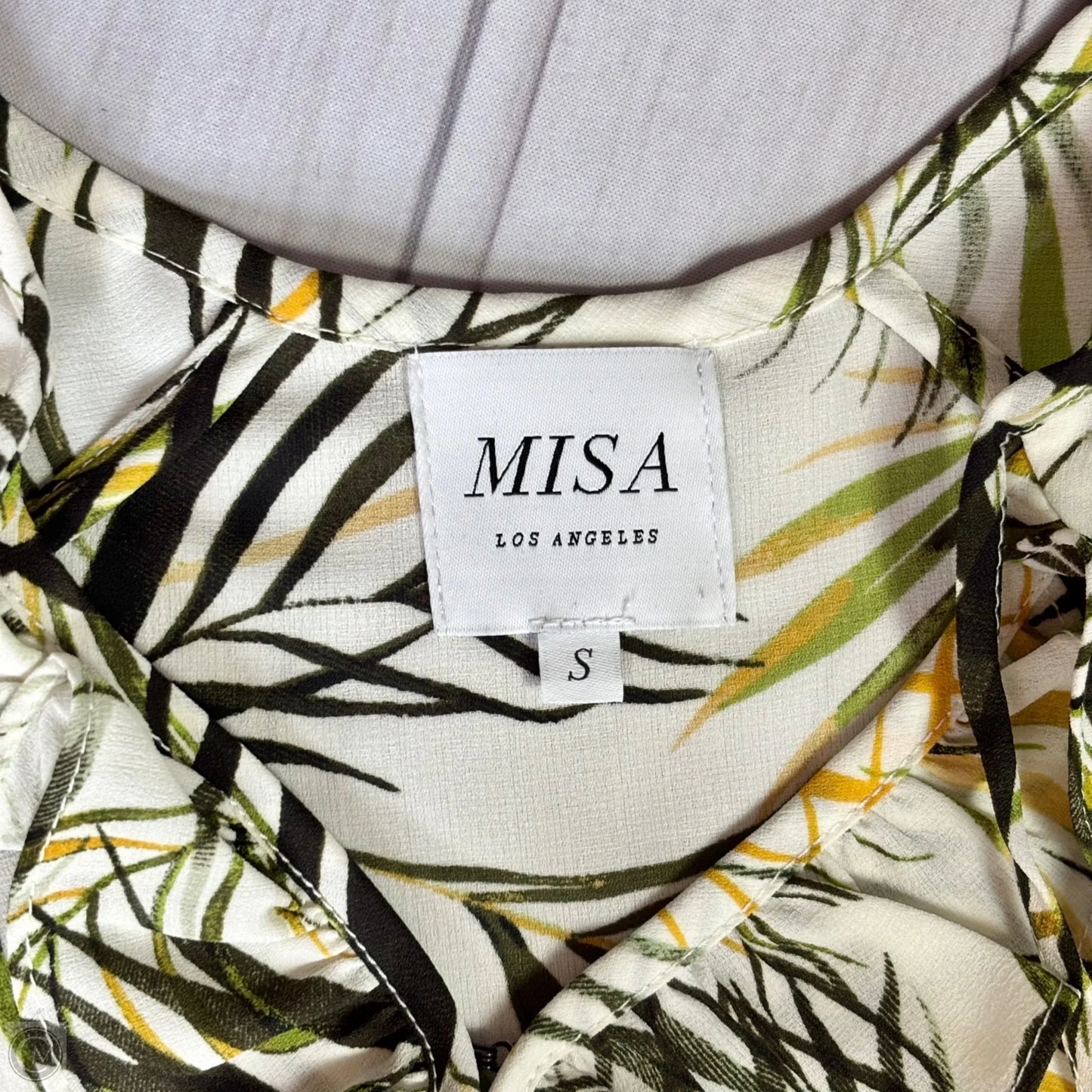 Shorts Set Designer By Misa In Green & White, Size: S
