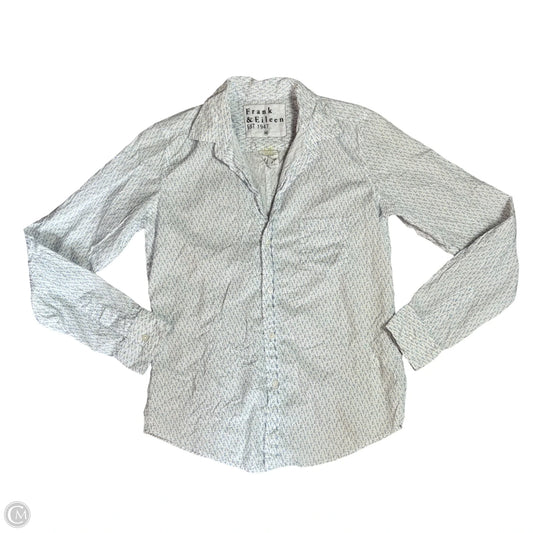 Top Long Sleeve By Frank And Eileen In Blue, Size: Xs