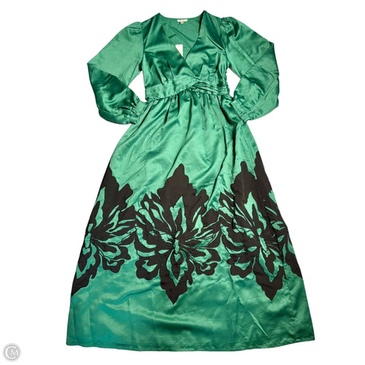 Dress Party Long By Anthropologie In Green, Size: Xs