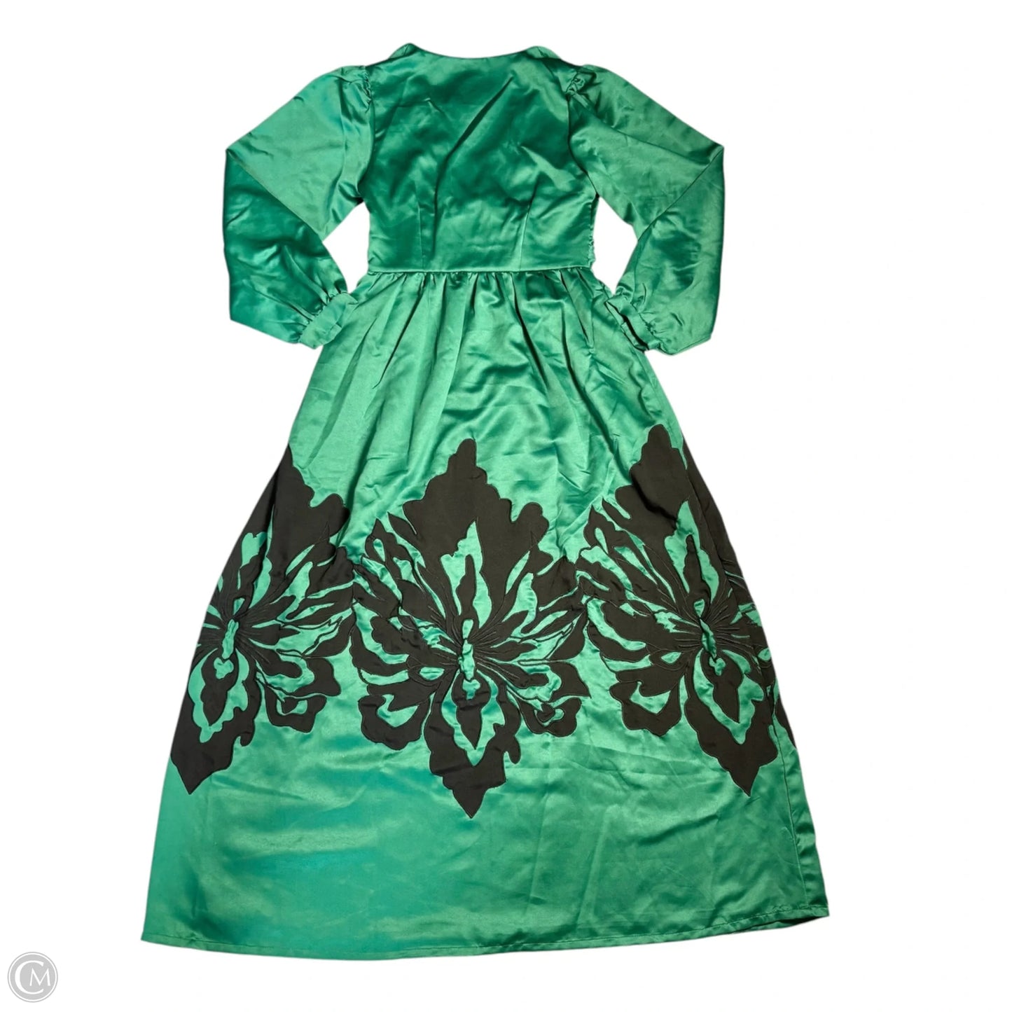 Dress Party Long By Anthropologie In Green, Size: Xs